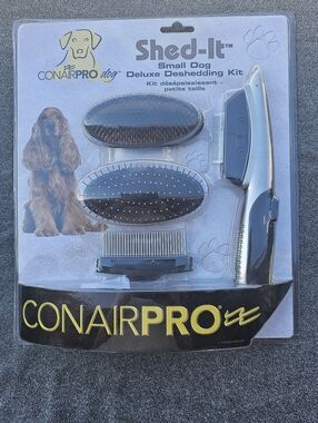 ConairPRO Shed It Deluxe Dog Grooming Kit - Black